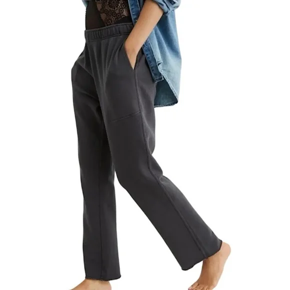 NWT Aerie Slouchy Fleece Sweatpants - Picture 3 of 6